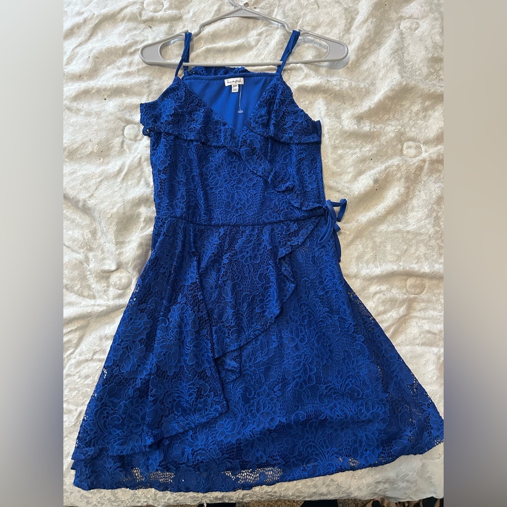 Love, Fire Royal Blue Lace Dress